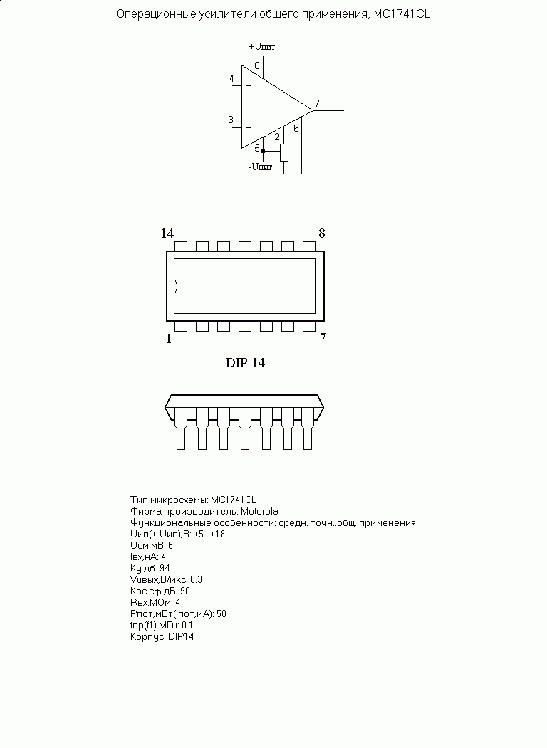       MC1741CL