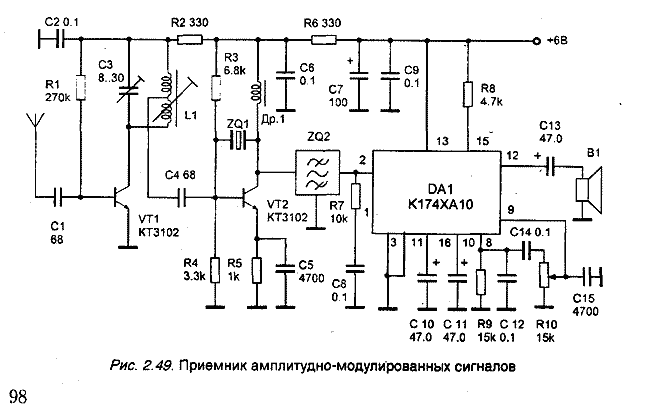 Радиоприемные устройства AM сигналов высокой чувствительности