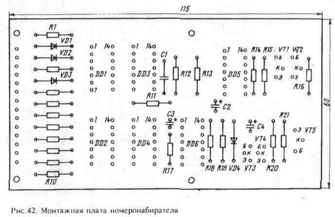 Телефонные аппараты с клавишным номеронабирателем